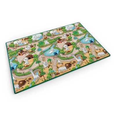 Ricokids RK-343 Penová podložka na maľovanie 200 x 120 x 0,3 cm + fixky, ZOO