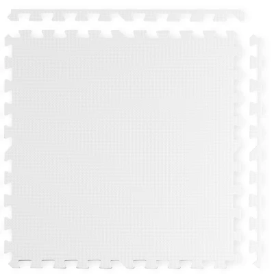 Ricokids 738202 Pěnová podložka puzzle 60×60 cm, 4 ks, modro-bílá