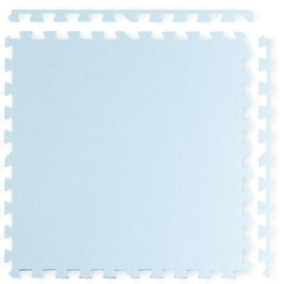 Ricokids 738202 Pěnová podložka puzzle 60×60 cm, 4 ks, modro-bílá