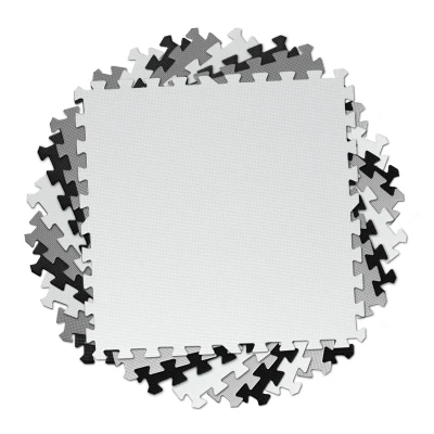 Ricokids 738230 Pěnová podložka puzzle šachovnice 180×180 cm, 9 ks