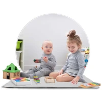 Nukido 740521 Dětský stan teepee s LED lampičkou - šedý