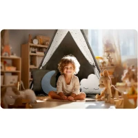 Nukido NK-406 Dětské teepee - šedé