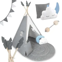 Nukido NK-406 Dětské teepee - šedé