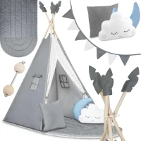 Nukido NK-406 Dětské teepee - šedé
