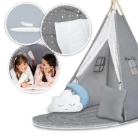 Nukido NK-406 Dětské teepee - šedé