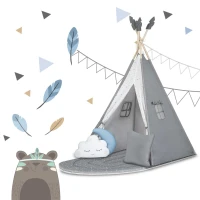 Nukido NK-406 Dětské teepee - šedé