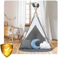 Nukido NK-406 Dětské teepee - šedé