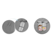 Nukido NK-406 Dětské teepee - šedé