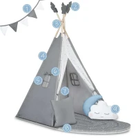 Nukido NK-406 Dětské teepee - šedé
