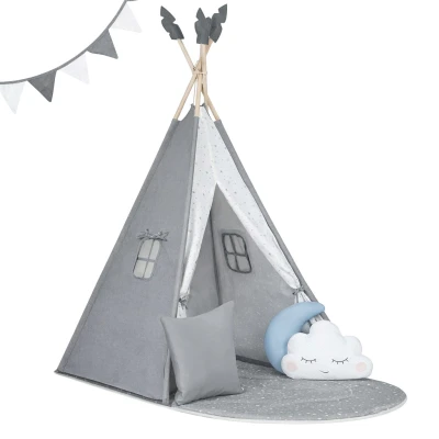Nukido NK-406 Dětské teepee - šedé