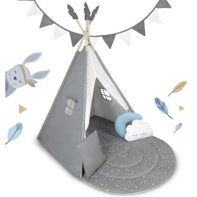 Nukido NK-406 Dětské teepee - šedé