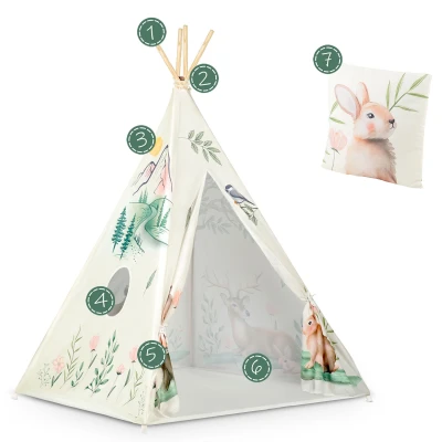 Nukido 740700 Detské teepee - béžové