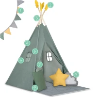Nukido NK-406 Detský stan teepee - zelený