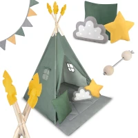 Nukido NK-406 Detský stan teepee - zelený