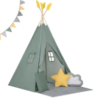 Nukido NK-406 Detský stan teepee - zelený