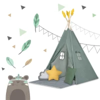 Nukido NK-406 Detský stan teepee - zelený