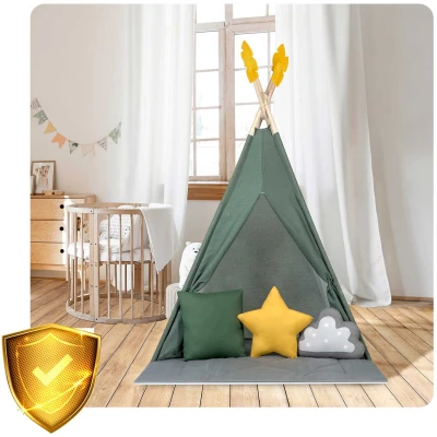 Nukido NK-406 Detský stan teepee - zelený