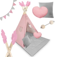 Nukido NK-406 Detský teepee - ružový