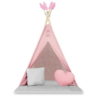 Nukido NK-406 Detský teepee - ružový