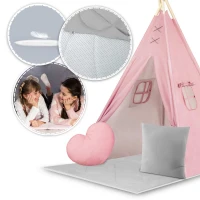 Nukido NK-406 Detský teepee - ružový