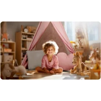 Nukido NK-406 Detský teepee - ružový