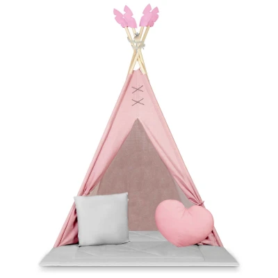 Nukido NK-406 Detský teepee - ružový
