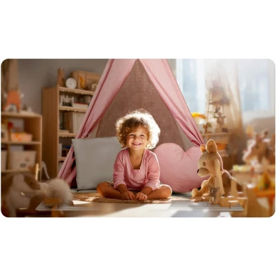 Nukido NK-406 Detský teepee - ružový