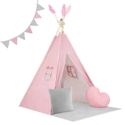Nukido NK-406 Detský teepee - ružový