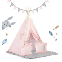 Nukido NK-406 Dětské teepee  - světle růžové