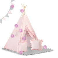 Nukido NK-406 Dětské teepee  - světle růžové
