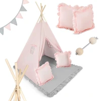Nukido NK-406 Dětské teepee  - světle růžové