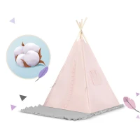 Nukido NK-406 Dětské teepee  - světle růžové