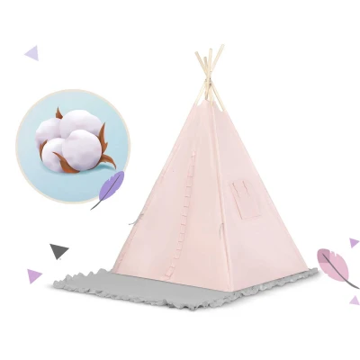 Nukido NK-406 Dětské teepee  - světle růžové