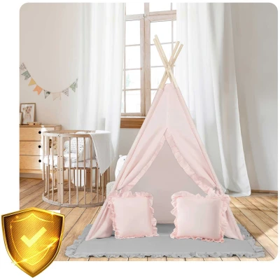 Nukido NK-406 Dětské teepee  - světle růžové