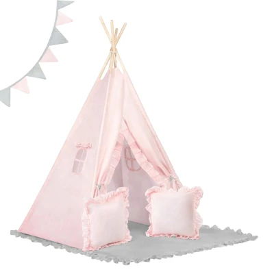 Nukido NK-406 Dětské teepee  - světle růžové
