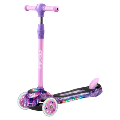 Ricokids 765013 Tříkolová koloběžka Piko LED, růžovo-fialová