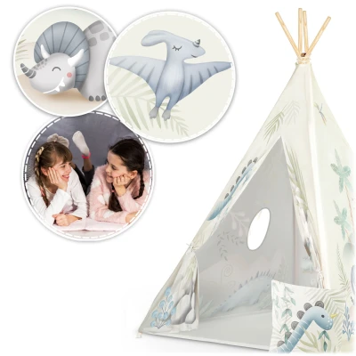 Nukido 740701 Dětské teepee - dinosauři