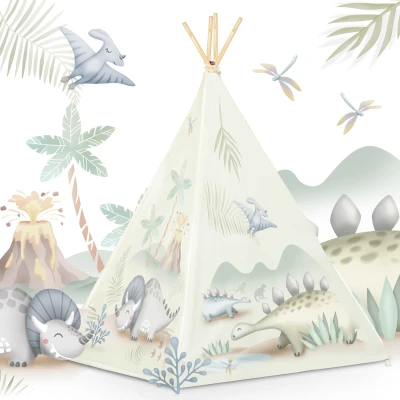 Nukido 740701 Dětské teepee - dinosauři