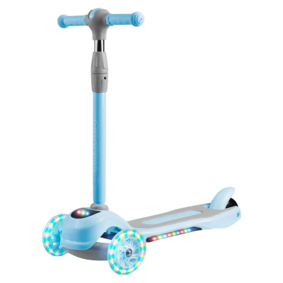 Ricokids 765003 Tříkolová koloběžka Piko LED - modrá