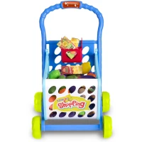 Ricokids 773400 Detský nákupný vozík 3 v 1, modrý