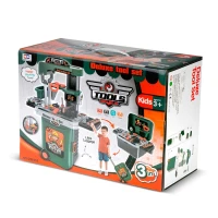 Ricokids 772300 Detská dielňa 3 v 1, zelená