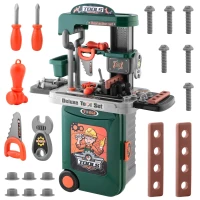 Ricokids 772300 Detská dielňa 3 v 1, zelená