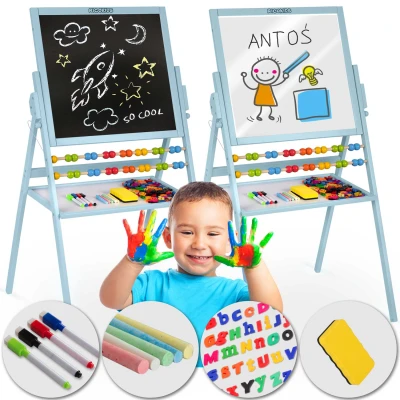 Ricokids 780001 Magnetická otočná tabule, modrá