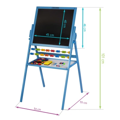 Ricokids 780001 Magnetická otočná tabule, modrá