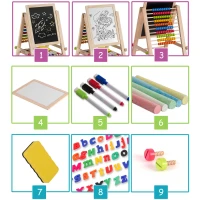 Ricokids 780300 Skládací magnetická křídová tabule