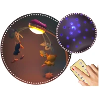 Ricokids RK-813 Mobil nad detskú postieľku s projektorom, ružový