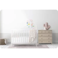 Ricokids RK-813 Mobil nad detskú postieľku s projektorom, ružový