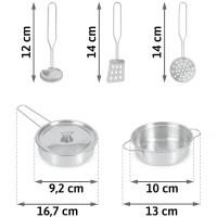 Ricokids 7839 Kovové kuchynské náčinie, 5 kusov