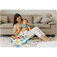 Ricokids 782000 Vzdelávací stôl s hudbou a zvukom, modrý