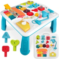 Ricokids 782000 Vzdelávací stôl s hudbou a zvukom, modrý